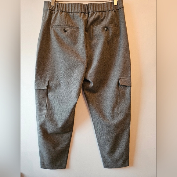 RW&CO grey flannel cargo dress pant. Size 14 - Picture 2 of 4